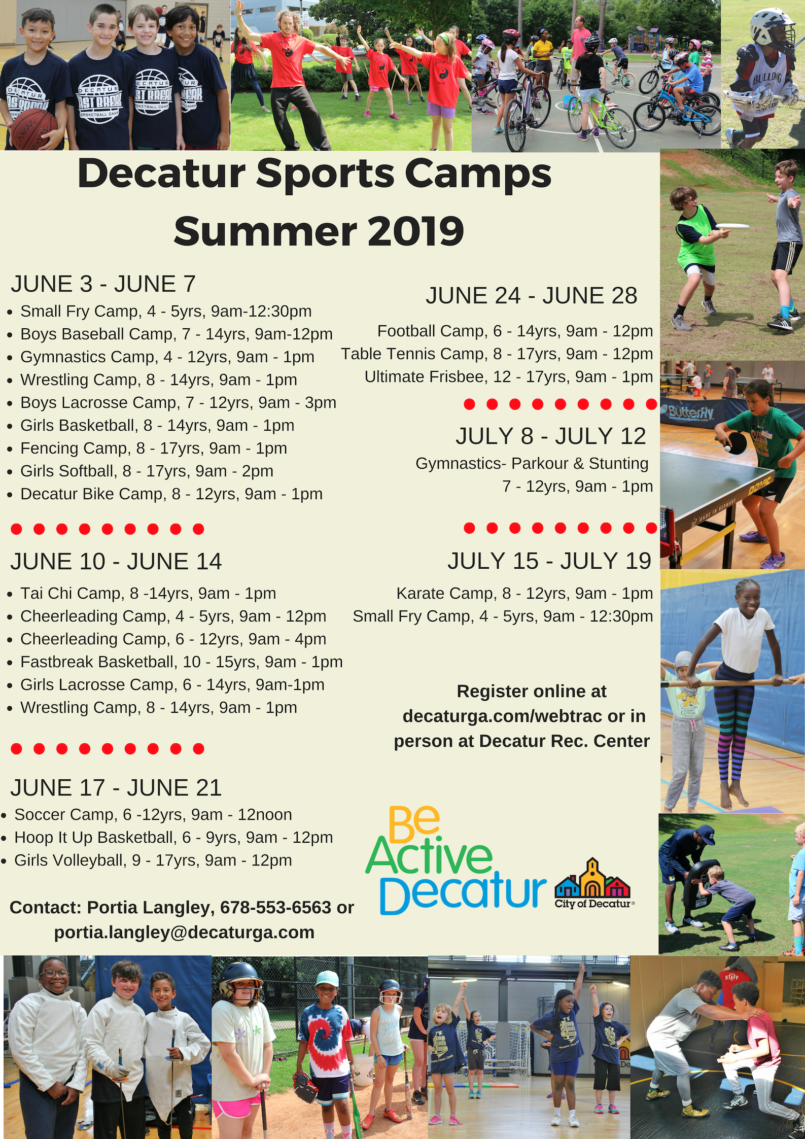 Decatur Sports Camps, Register Now! | Decatur Parks & Recreation